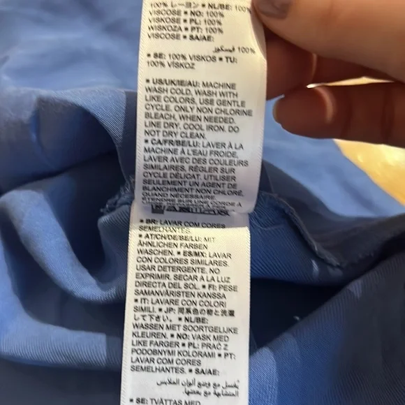 Amazon Essential Blue Tank Top - Picture 5 of 5